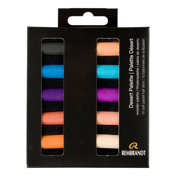 Rembrandt Set pastels tendres Palette Désert | 10 demi-pastels