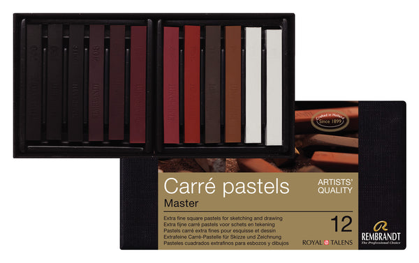 Rembrandt Set pastels carrés | 12 couleurs