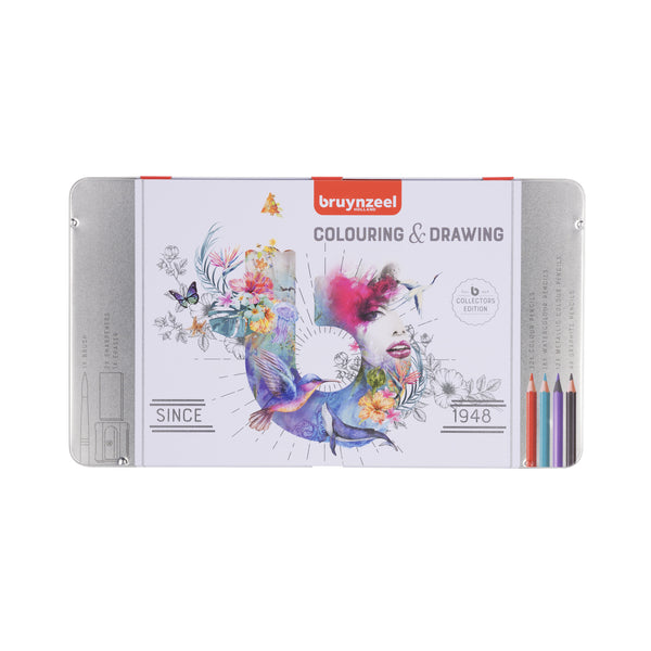 Bruynzeel Colouring & drawing set | 70 pieces