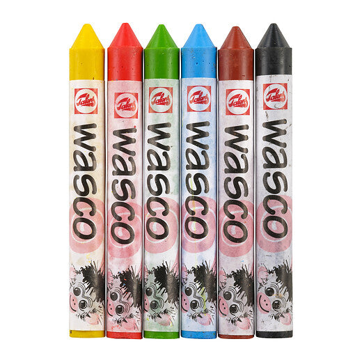 Talens Wasco wax crayons set | 6 colours