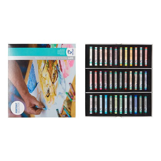 Van Gogh Set weiche Pastellfarben mit einer Auswahl für Portraits in 36 Farben