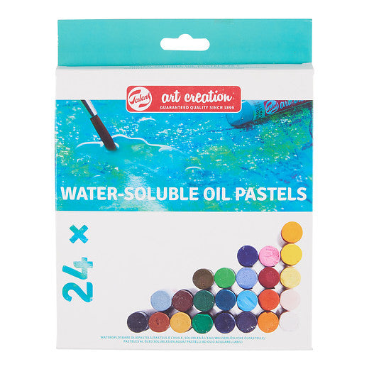 Talens Art Creation Set Pastels à Huile, Solubles à L'Eau 24