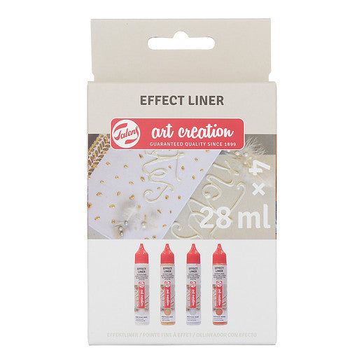 Talens Art Creation Effect Liner set Standard Pearl | 4 x 28 ml