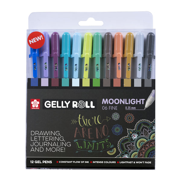 Sakura Einzigartige Kollektion mit 12 Gelly Roll Moonlight 06, Cosmos