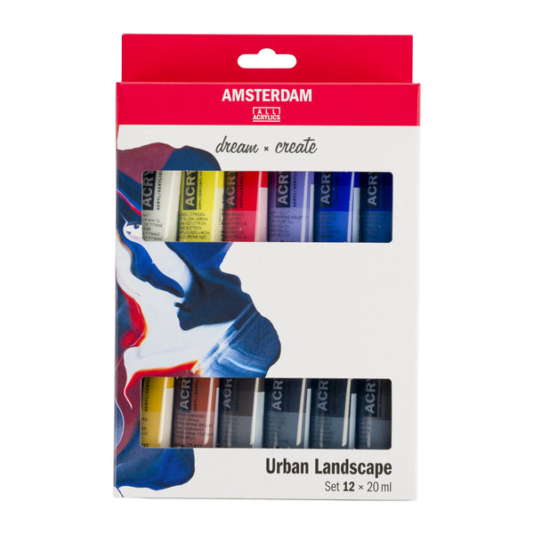 Amsterdam Standard Series set de acrílicos paisaje urbano | 12 x 20 ml