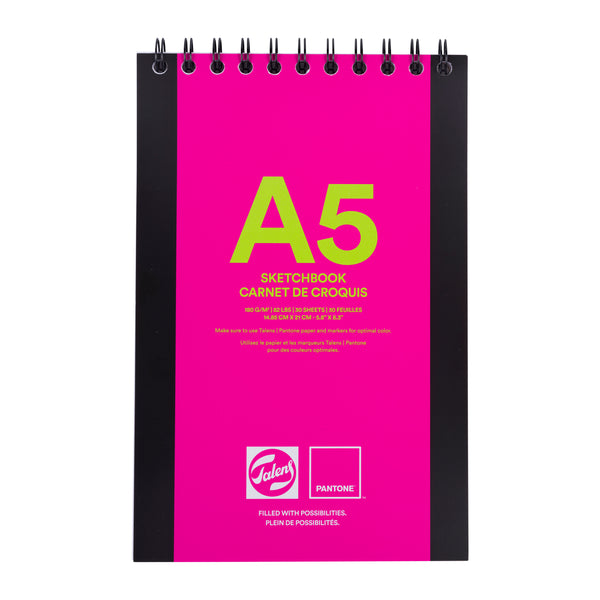 Talens | Pantone cahier de croquis A5 (14,85 x 21 cm), 30 feuilles