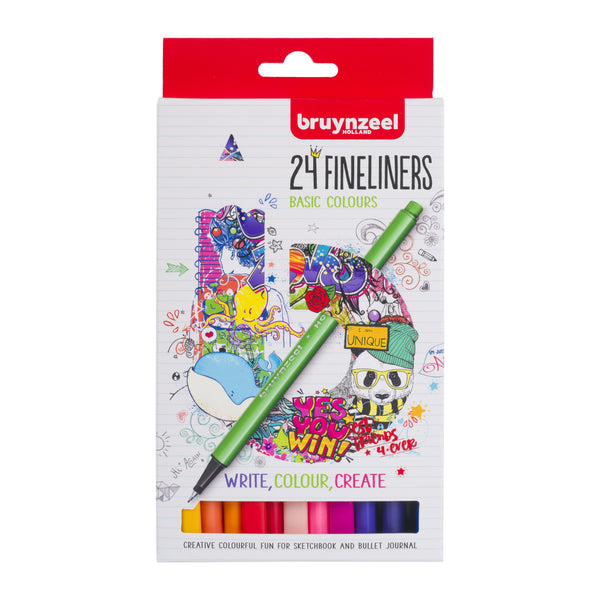 Bruynzeel Fineliner set | 24 colours