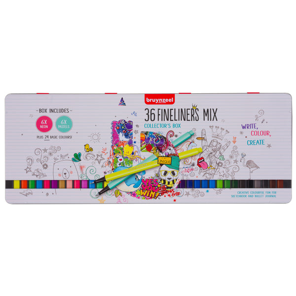 Bruynzeel Fineliner Set 36 Farben