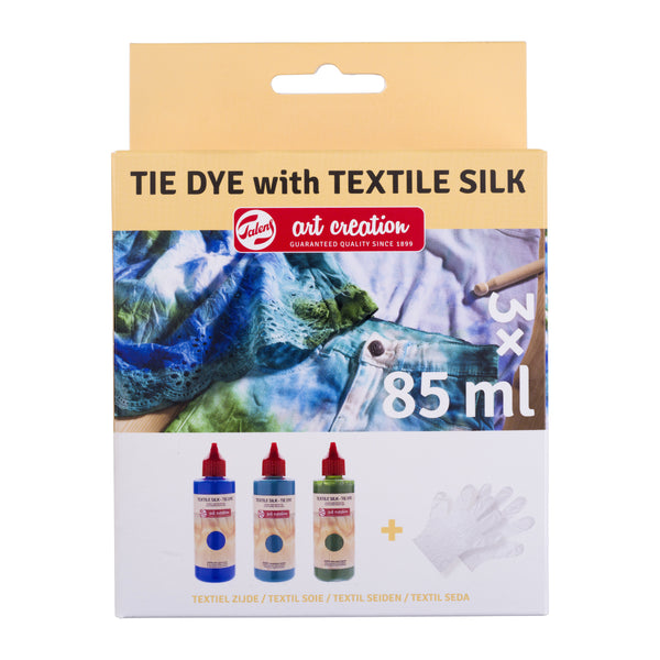 Talens Art Creation Tie-Dye Set Blau | 3 x 85 ml + Handschuhe