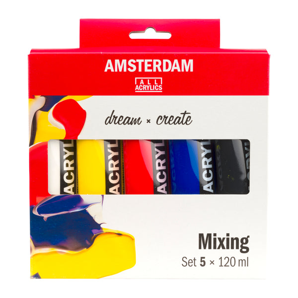 Amsterdam Standard Series acrylverf mengset | 5 x 120 ml