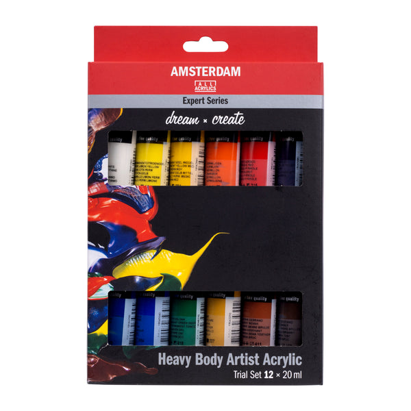 Amsterdam Series Expert set de prueba de pintura acrílica | 12 x 20 ml