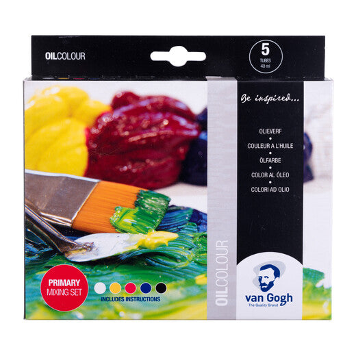 Van Gogh Oil colour primary mixing set | 5 x 40 ml