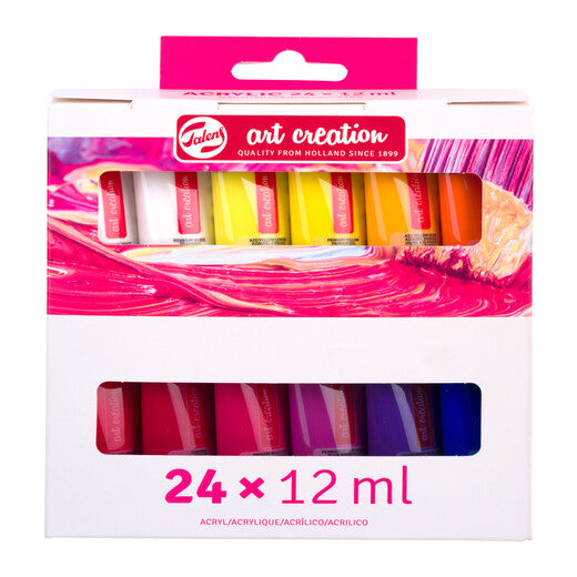 Talens Art Creation Acrylic colour set | 24 x 12 ml