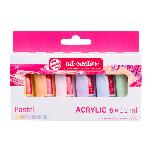 Talens Art Creation Acrylfarbe Set Pastel | 6 x 12 ml