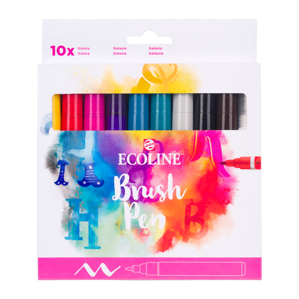 Ecoline Brush Pen set Galaxie | 10 couleurs