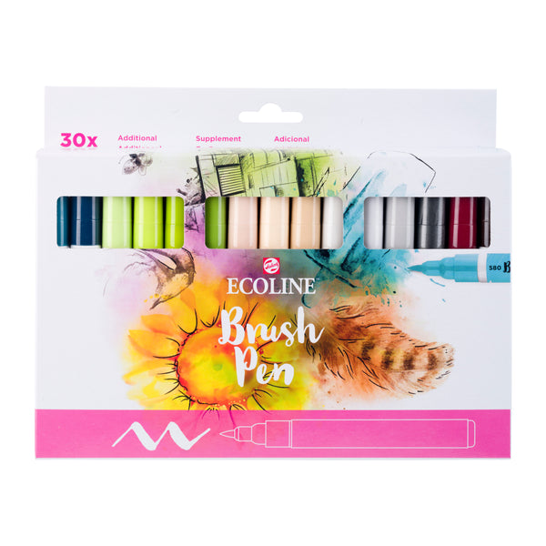 Ecoline Brush Pen set Additional | 30 couleurs