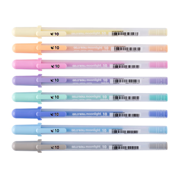 Sakura Gelly Roll Moonlight 10 set Pastel | 8 kleuren