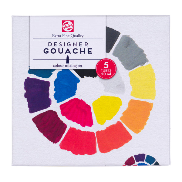 Talens Gouache Extra Fine set de mélange | 5 x 20 ml