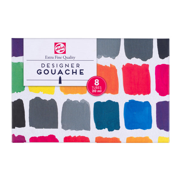 Talens Gouache Extra Fine set de mélange | 8 x 20 ml