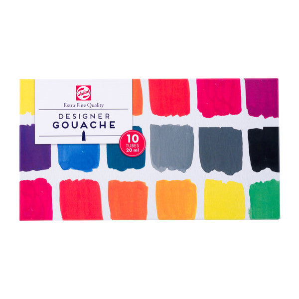 Talens Gouache Extra Fine set de base | 10 x 20 ml