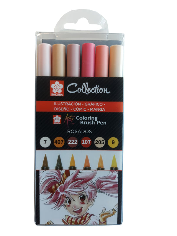 Sakura Koi Coloring Tonos Titanbuff Estuche 6 