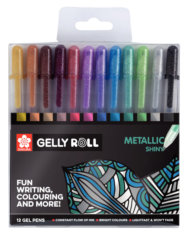 Sakura Unieke collectie van 12 Gelly Rolls Metallic