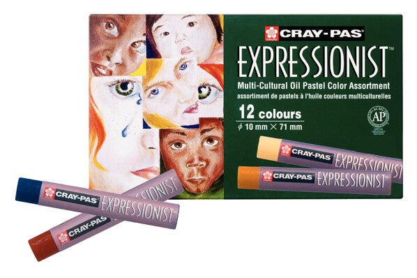 Sakura Cray-Pas Expressionist Set 12 Oliepastels Multicultureel