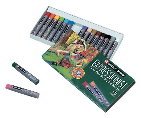 Sakura Cray-Pas Expressionist oil pastel set | 16 colours