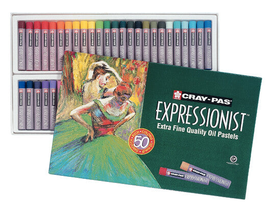 Sakura Cray-Pas Expressionist oil pastel set | 50 colours