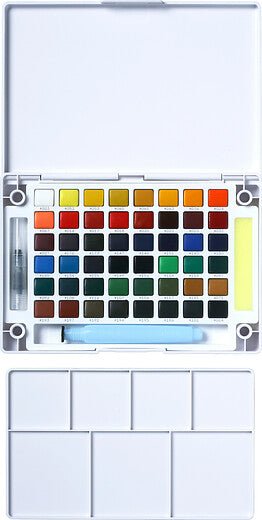 Sakura Koi Water Colors Pocket Field Sketch Box | 48 halve napjes