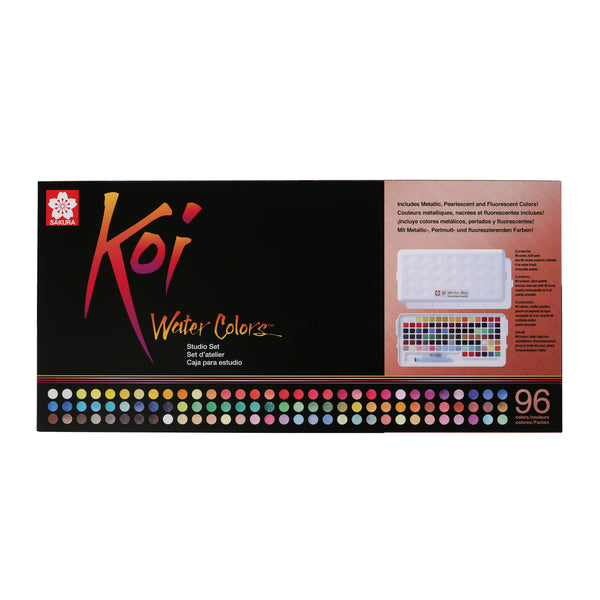 Sakura Koi Water Colors Studio Set | 96 halbe Näpfchen