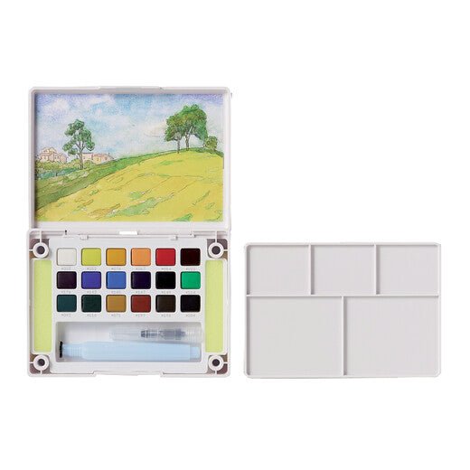 Sakura Koi Water Colors Pocket Field Sketch Box | 18 halve napjes