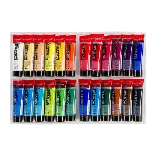 Amsterdam Standard Series acrylic paint general selection set | 24 x 20 ml