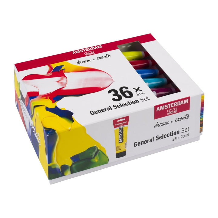 Amsterdam Standard Series acrylic paint general selection set | 36 x 20 ml