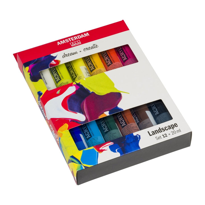 Amsterdam Standard Series acrylic paint landscape set | 12 x 20 ml