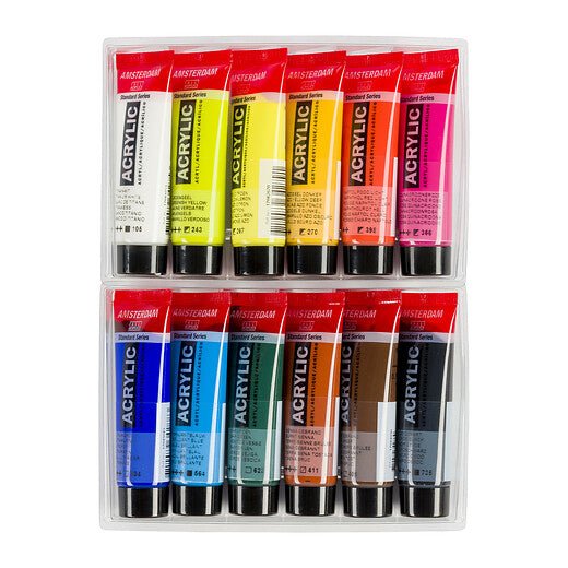 Amsterdam Standard Series acrylic paint landscape set | 12 x 20 ml