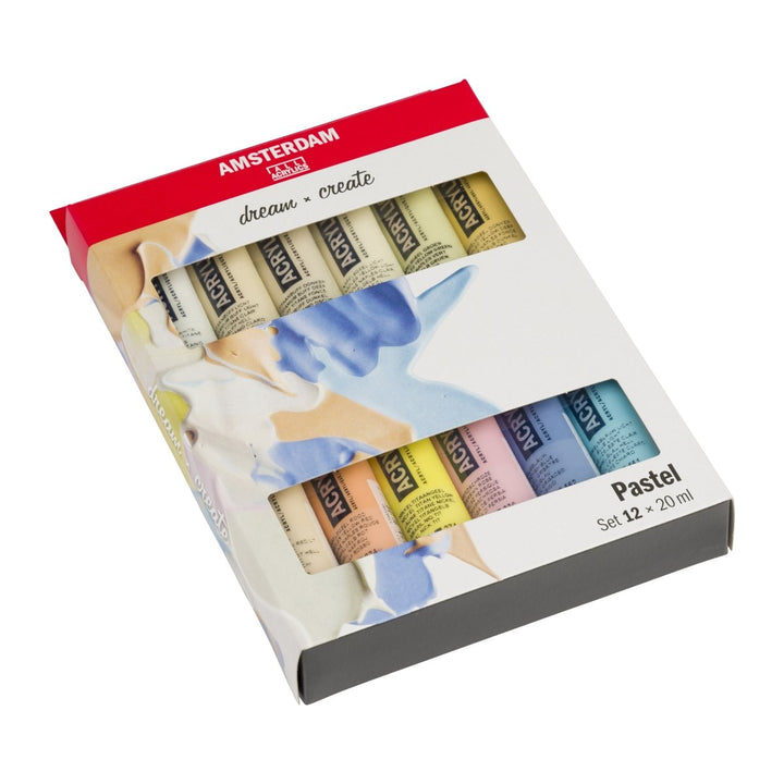 Amsterdam Standard Series acrylic paint pastel set | 12 x 20 ml