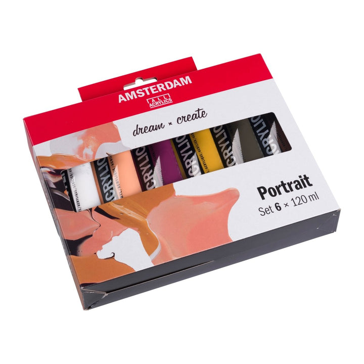 Amsterdam Standard Series acrylic paint portrait set | 6 x 120 ml