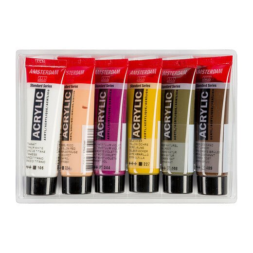 Amsterdam Standard Series acrylic paint portrait set | 6 x 20 ml