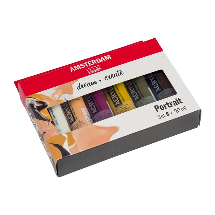 Amsterdam Standard Series acrylic paint portrait set | 6 x 20 ml