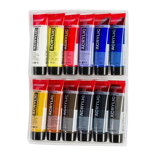 Amsterdam Standard Series acrylic paint urban landscape set | 12 x 20 ml