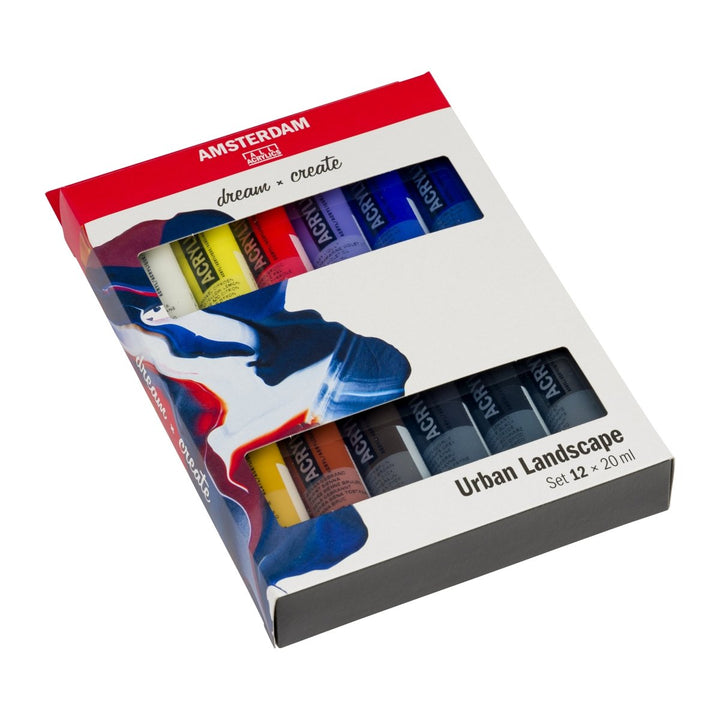 Amsterdam Standard Series acrylic paint urban landscape set | 12 x 20 ml