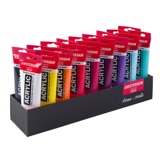 Amsterdam Standard Series acrylic paint value pack | 18 x 120 ml