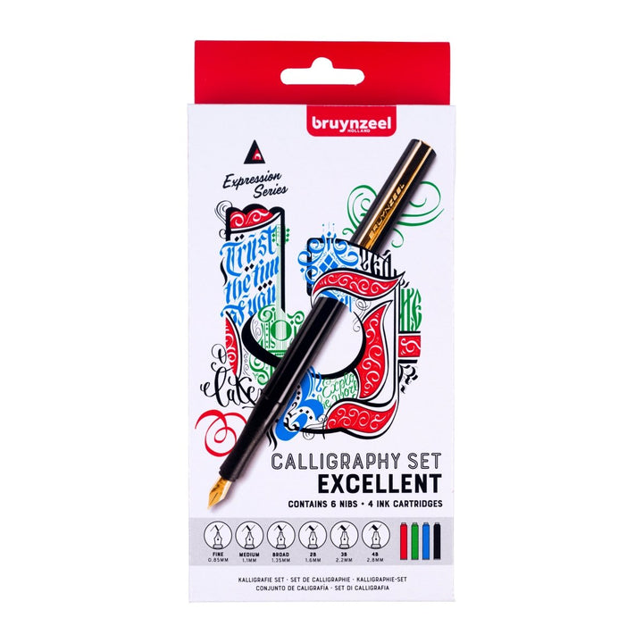 Bruynzeel Calligraphy set |14 pieces