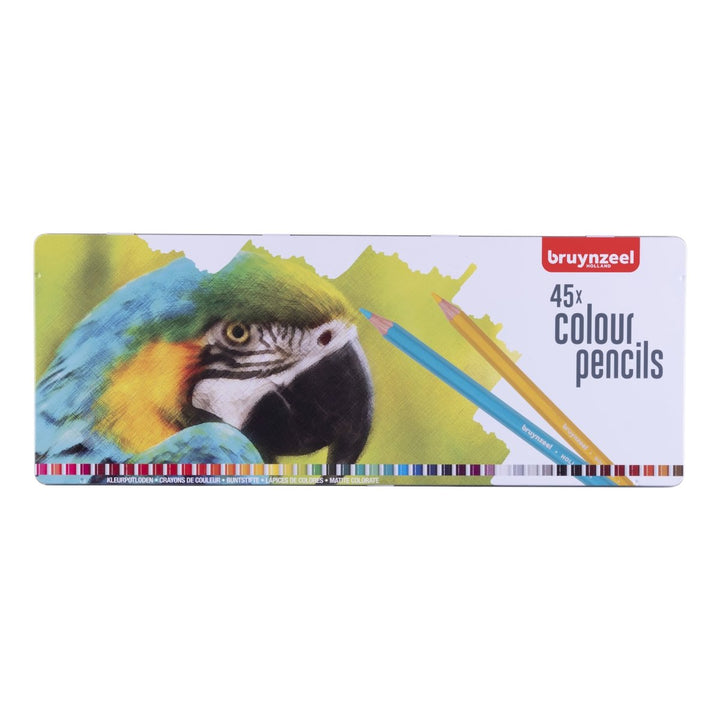 Bruynzeel Colour pencil tin | 45 colours