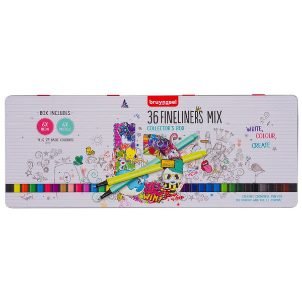 Bruynzeel Fineliner set | 36 colours