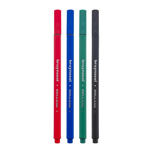 Bruynzeel Fineliner set | 4 colours