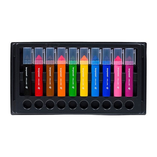 Bruynzeel Mega point felt tip set | 10 colours