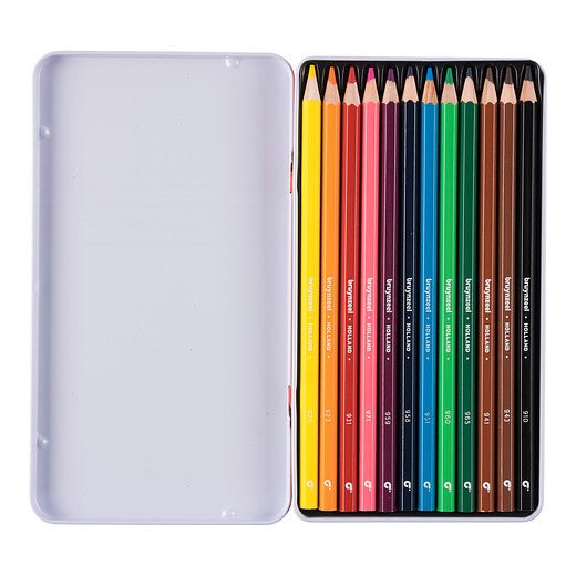 Bruynzeel Super colour pencil tin | 12 colours