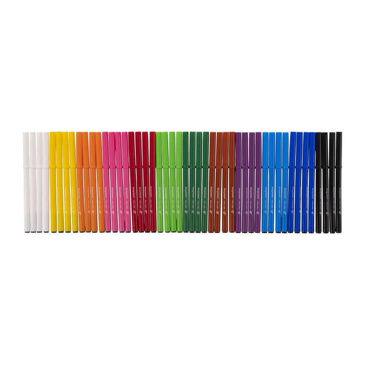 Bruynzeel Super point felt tips tin | 48 colours